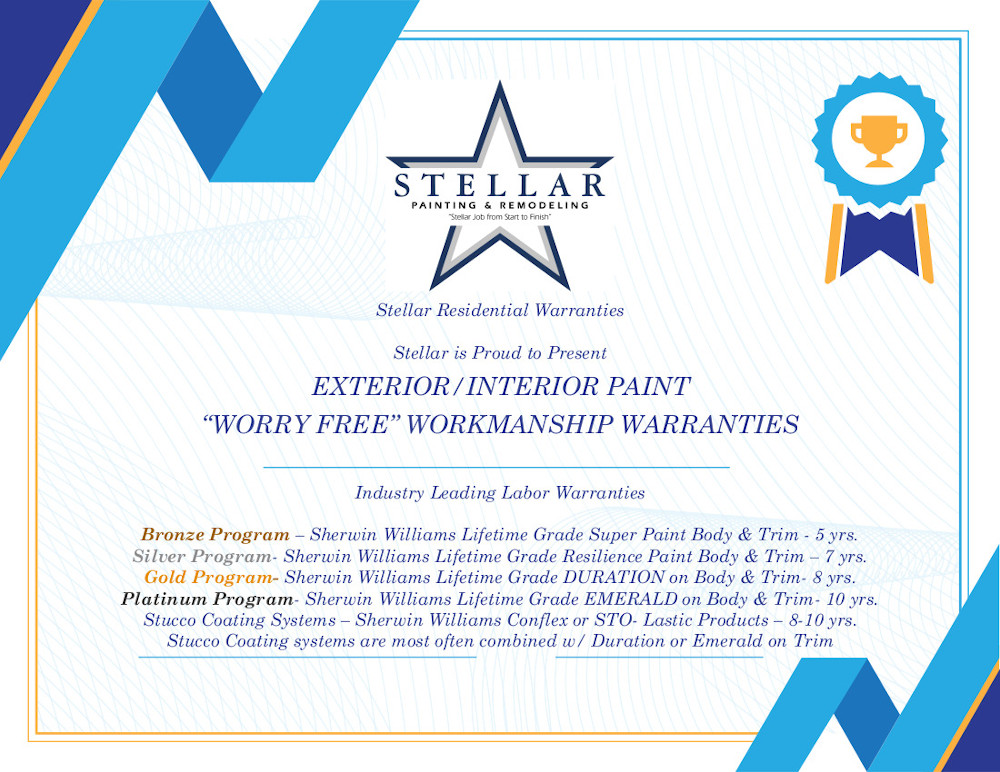 Stellar Warranty page 1